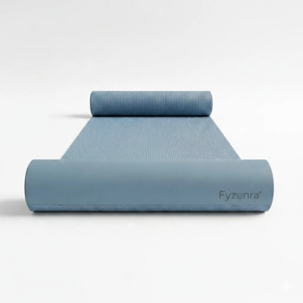 Fyzenra GripFlow Pro Non-Slip TPE Yoga Mat for Pilates & Floor Workouts